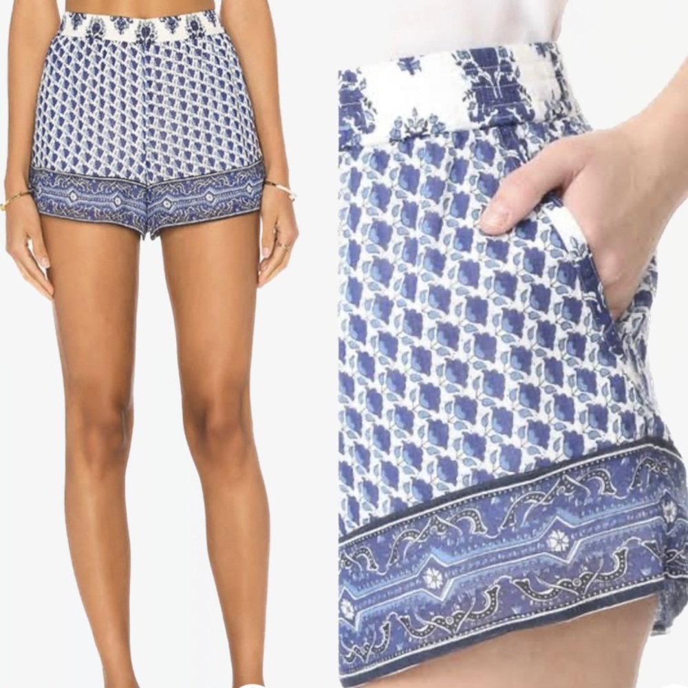 JOIE | S/M | Beatra Floral Print Botanical Cotton Porcelain Jasmine Shorts NWOT